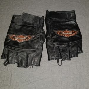 Harley Davidson men's fingerless gloves